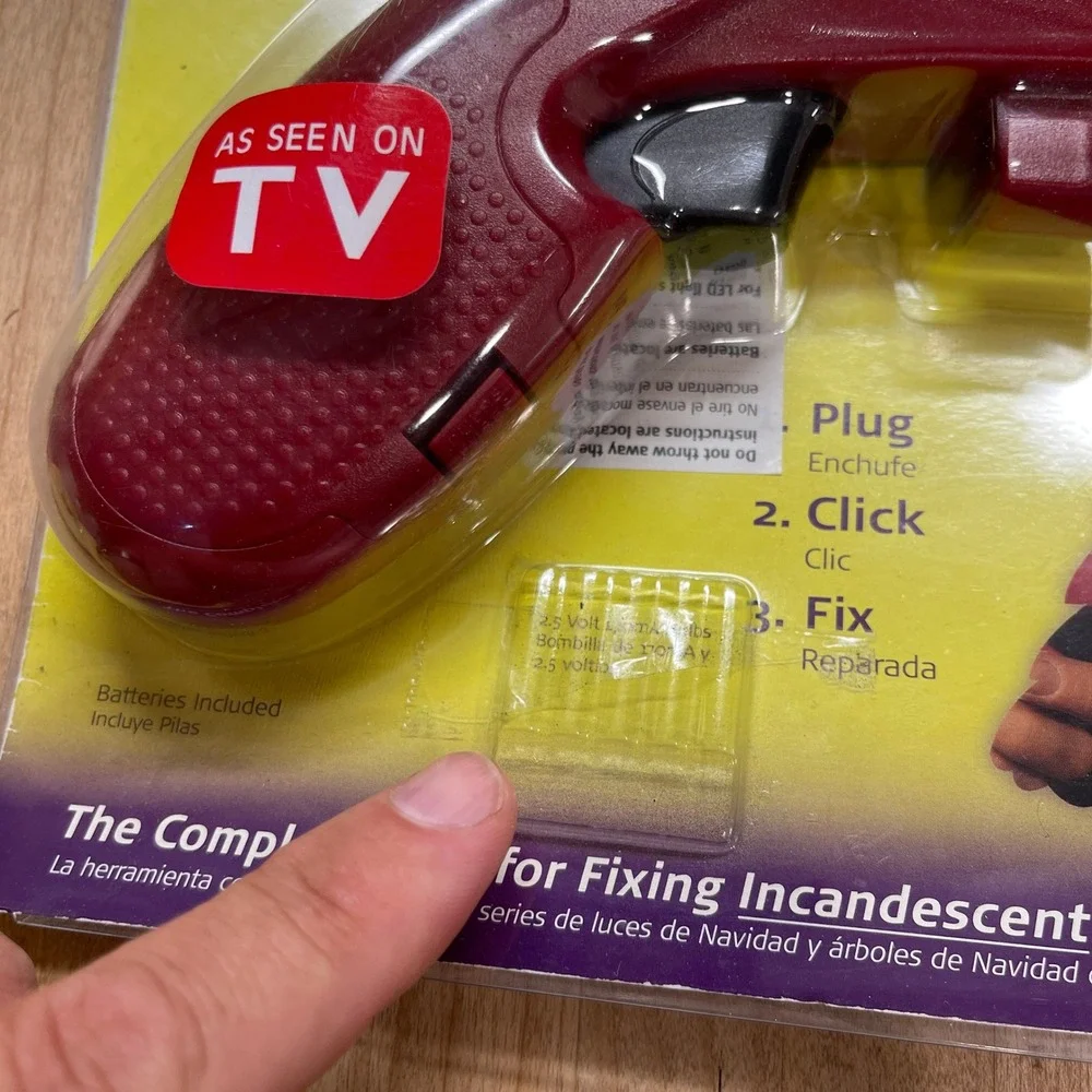 LightKeeper Pro Incandescent Light Set Repair Tool As Seen On TV Red New